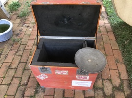 Gravity Meter Shipping Box and baseplate