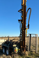 Auger Rig – trailer mounted – 4m stroke – 90mm diameter