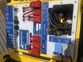 AgTEM transmitter dual output - front panel