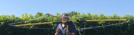 Hand carriage of the 6 square metre collapsible loop
