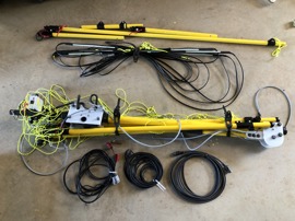 Dismantled 27.8 square metre loop and support structure