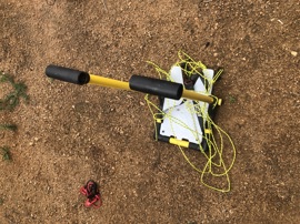Wallaroo hand carried battery hanger