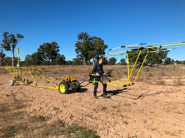 Wallaroo towed cart, electric tractor and front loop package