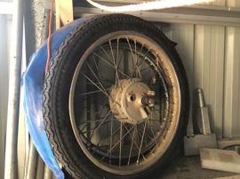 AgBike wheels and mudguards