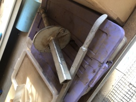 Remote area tyre changing equipment