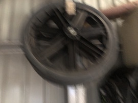 Solid non-metallic wheels 26”